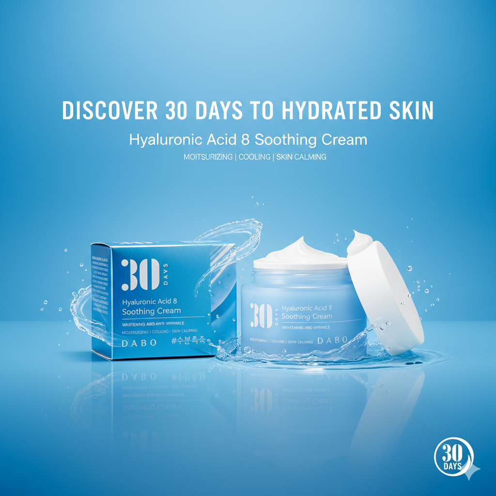Dabo 30 Days Hyaluronic Acid 8 Soothing Cream 100 ml (South Korea)_img_0