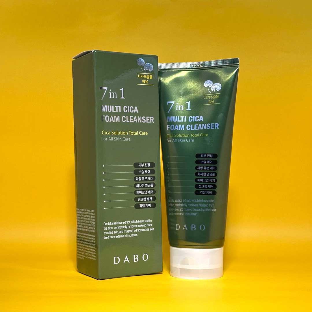 Dabo 7 In 1 Multi Cica Foam Cleanser 180 ml (South Korea)_img_0