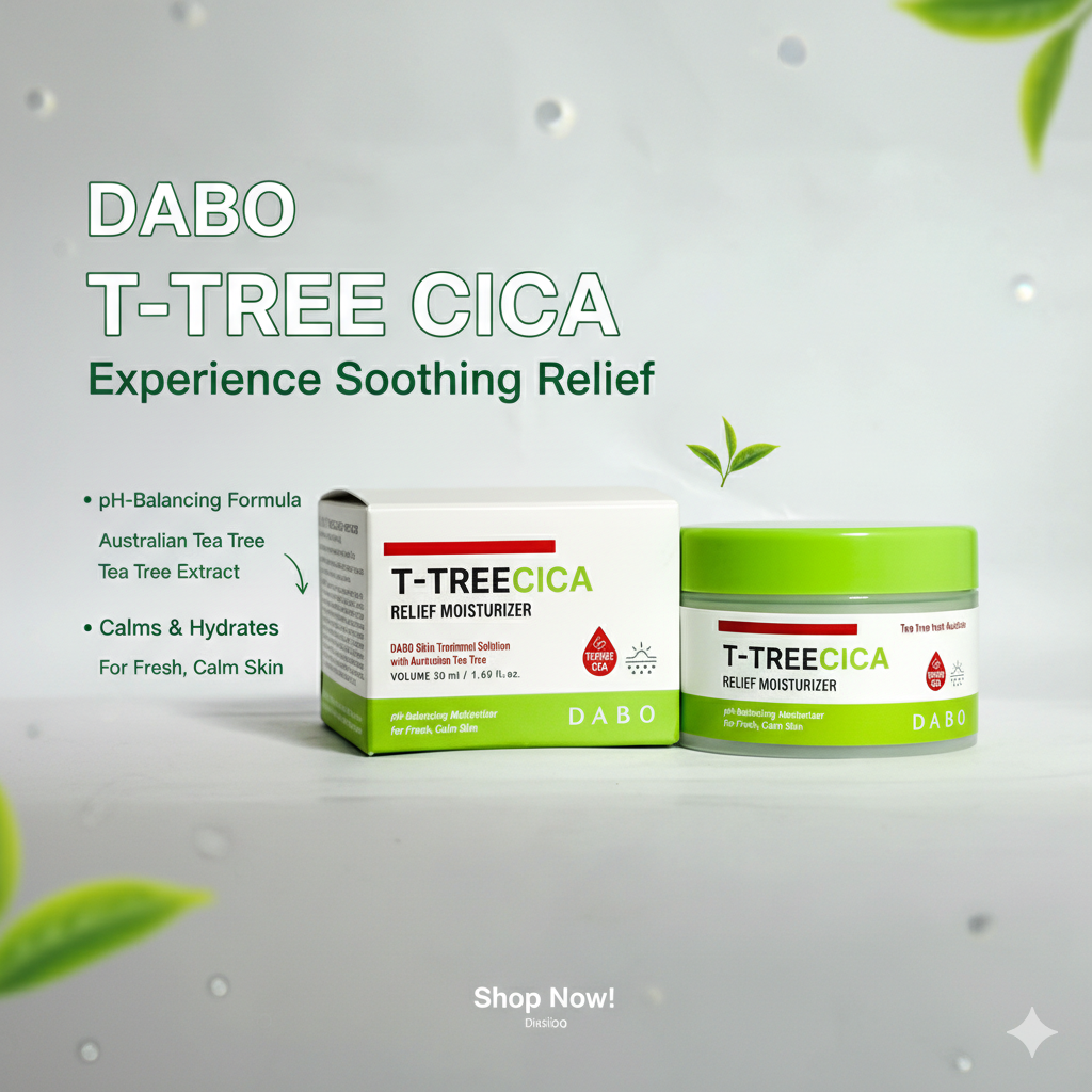 Dabo T-Tree Cica Relief Moisturizer Cream 50 ml (South Korea)_img_0