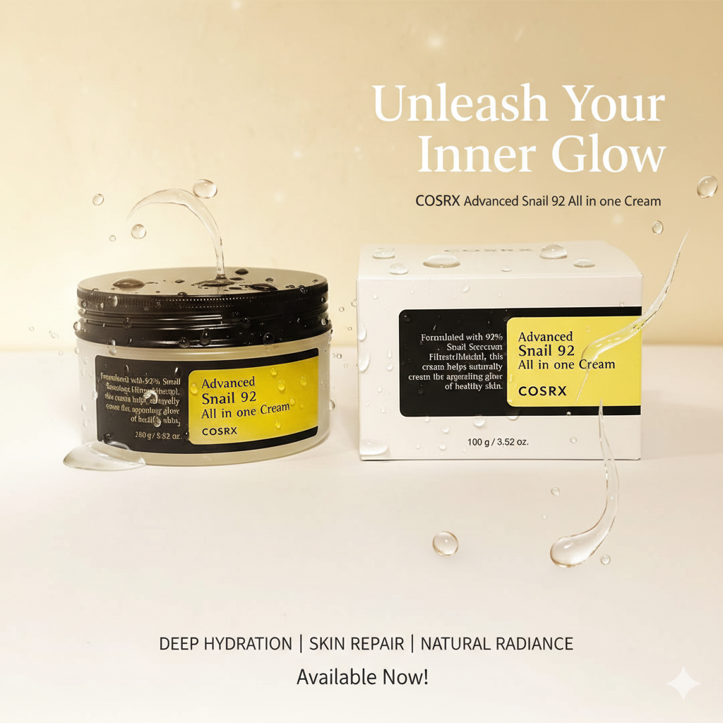 Cosrx Advanced Snail 92 All In One Cream (Jar) 100 g (South Korea)_img_0