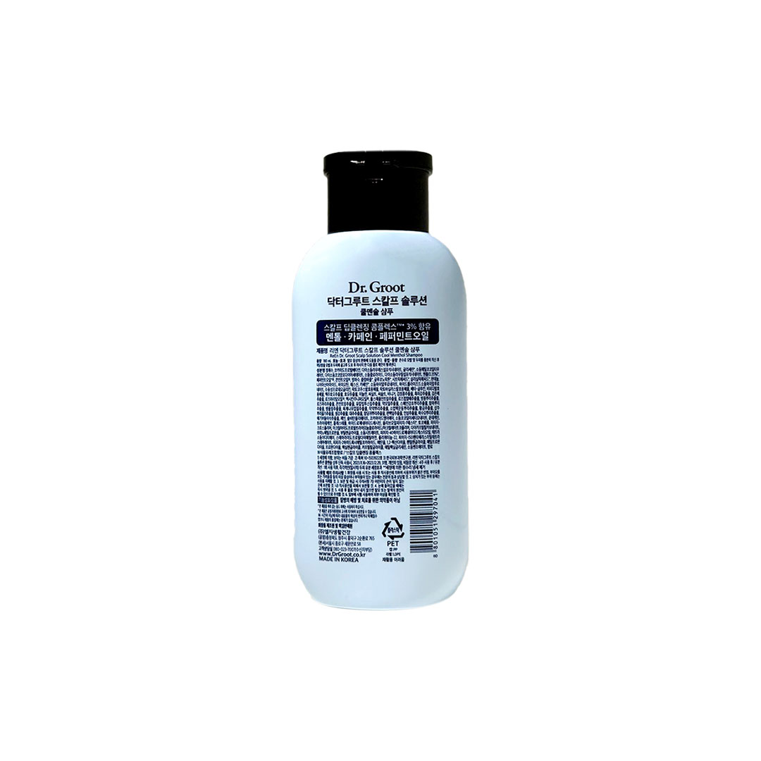 Dr.Groot Scalp Solution Cool Menthol Shampoo 180 ml (SOUTH KOREA)_img_1