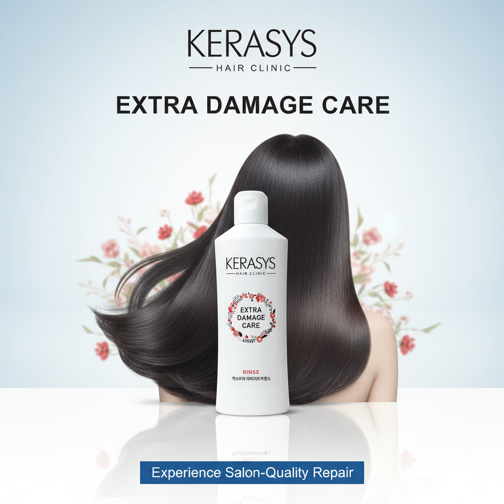 Kerasys Hair Clinic Extra Damage Care Rinse 180ml (South Korea)_img_0