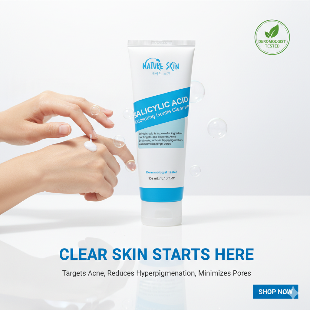 Nature Skin Salicylic Acid Exfoliating Gentle Cleanser 152 mL (South Korea)_img_0