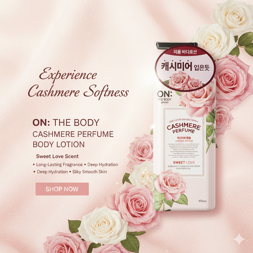 On The Body Cashmere Perfume - Body Lotion - Sweet Love (SOUTH KOREA)_img_0