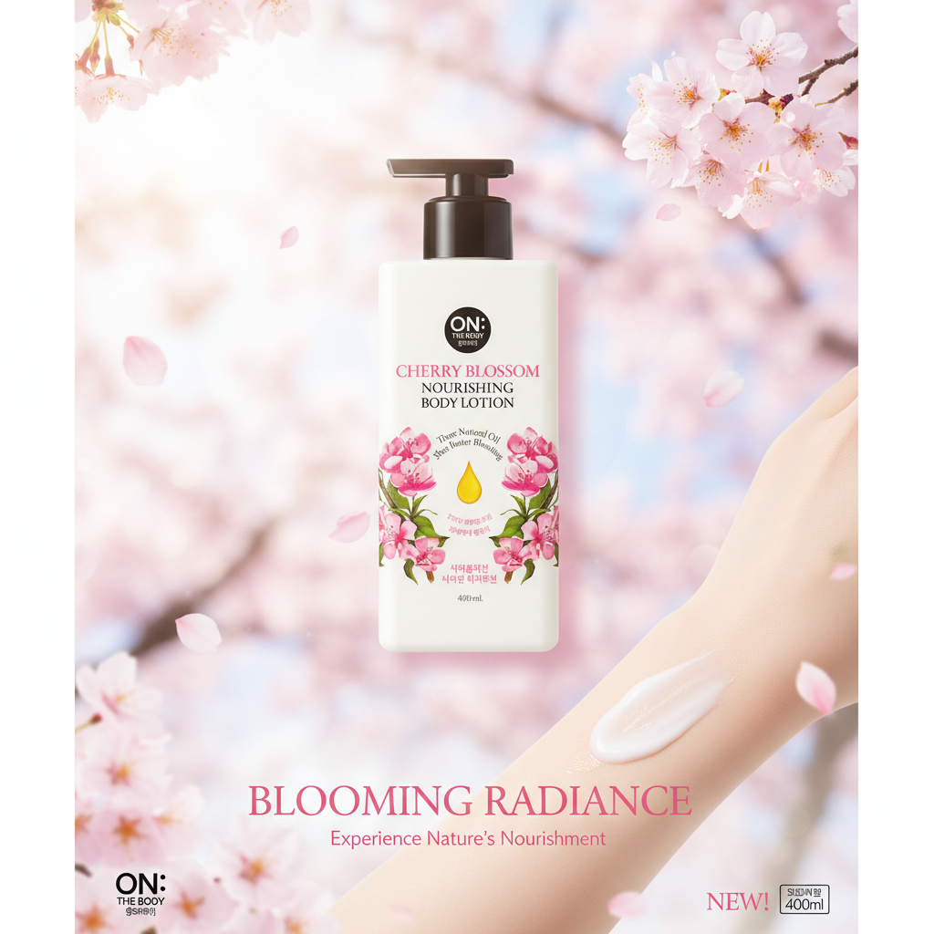 On the body Cherry Blossom Nourishing Body Lotion 400 ml (South Korea)_img_0