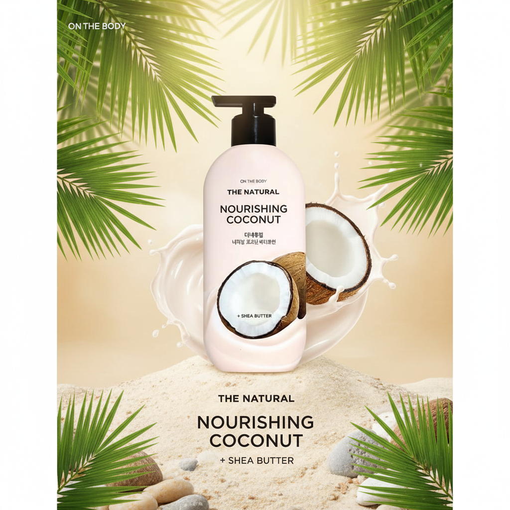 On the body The Natural Nourishing Coconut Body Lotion 400 ml (South Korea)_img_0