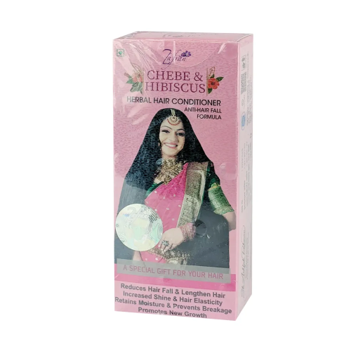 Zafran Chebe & Hibiscus Herbal Hair Conditioner with Anti-Hair Fall Formula 150ml (Pakistan)_img_0