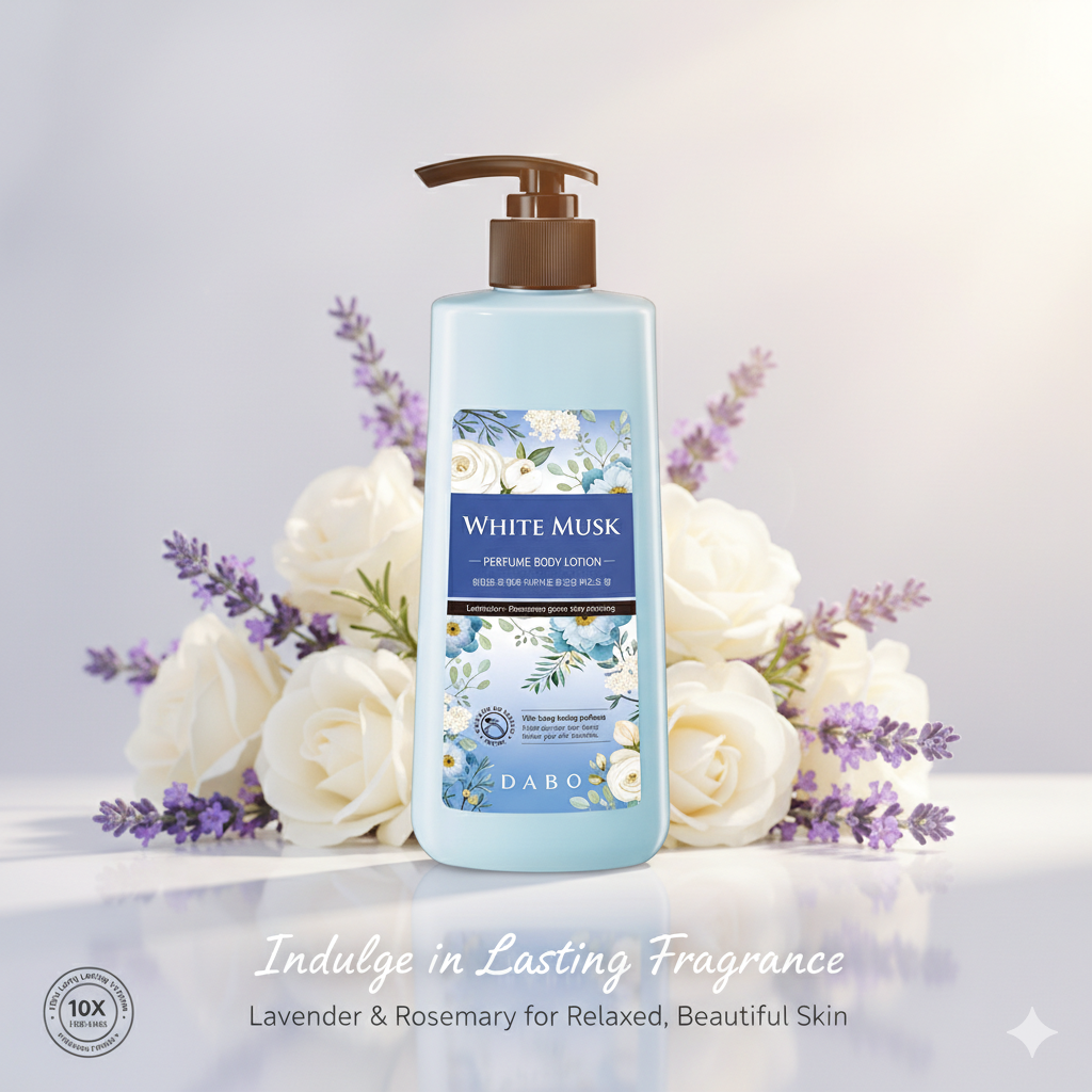 Dabo White Musk Perfume Body Lotion - 500 ml (South Korea)_img_0