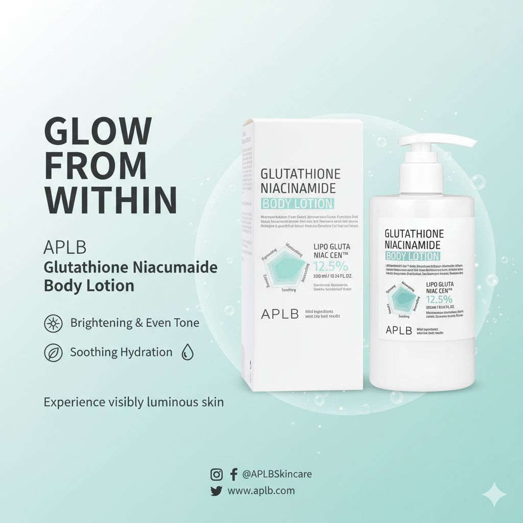 APLB Glutathione Niacinamide Body Lotion 300ml (South Korea)_img_0