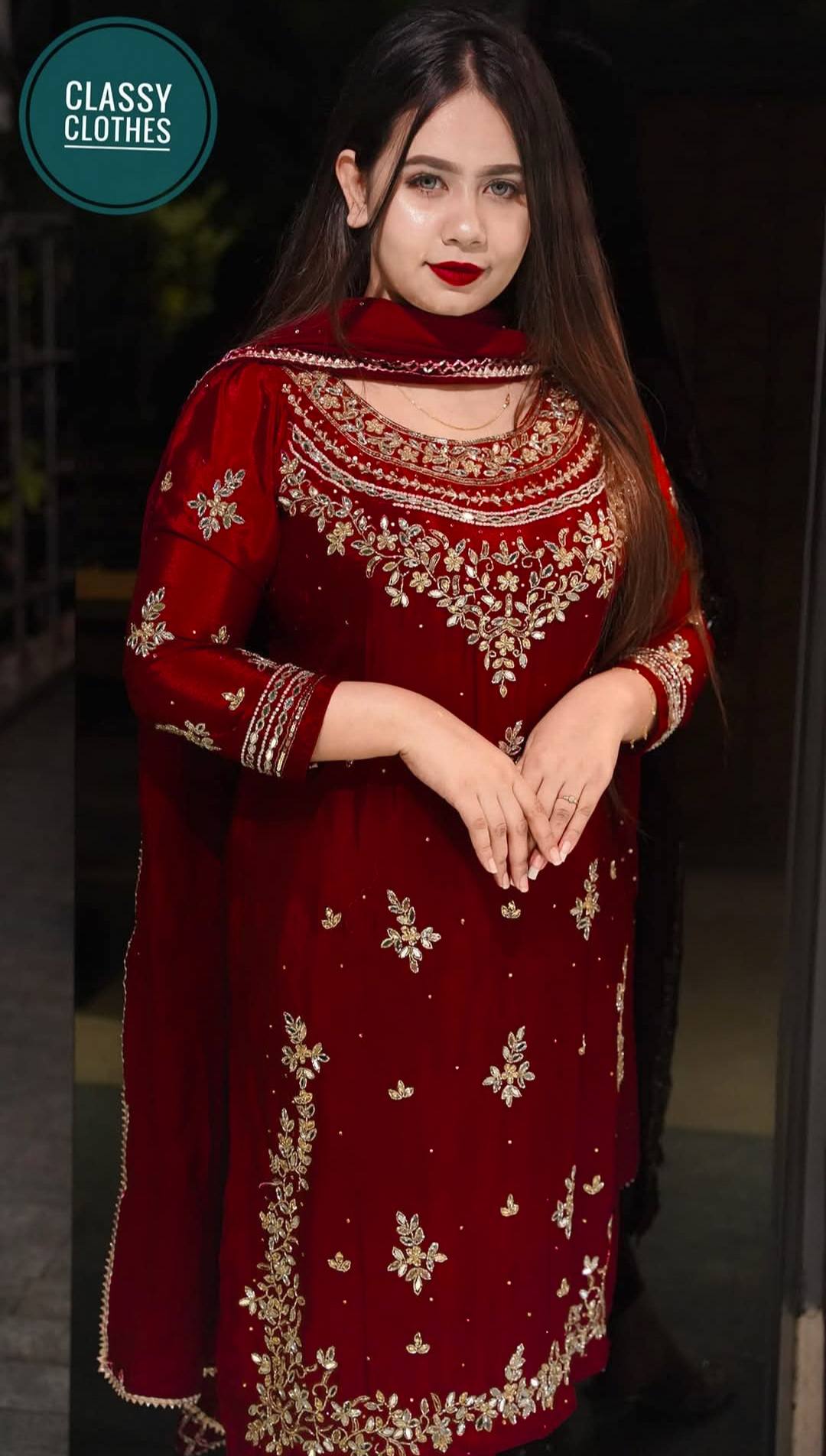 Luxary Heavy Karchupi Dress_img_2