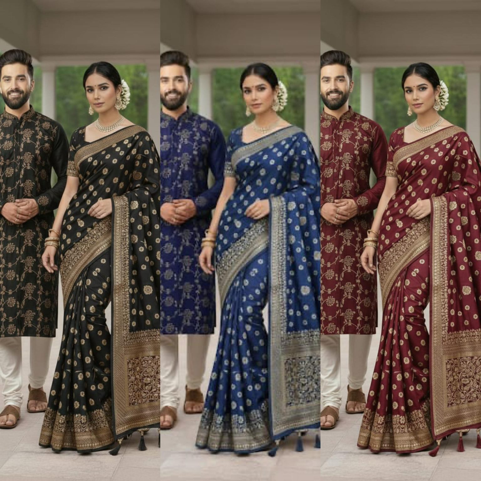 Bodhua Banarasi 22number designs saree blouse piece_img_3