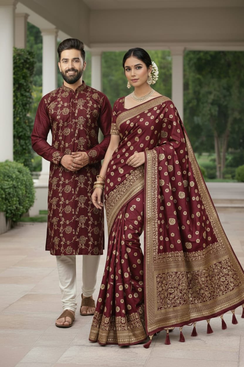 Bodhua Banarasi 22number designs saree blouse piece_img_1