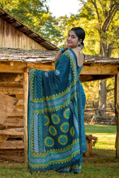 কটনের তাঁতের শাড়ি._img_0