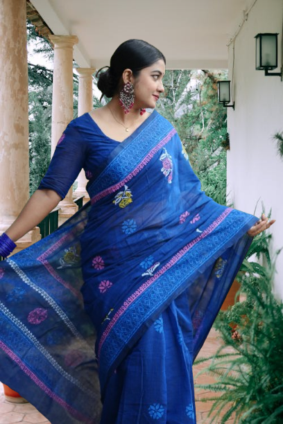 কটনের তাঁতের শাড়ি._img_8