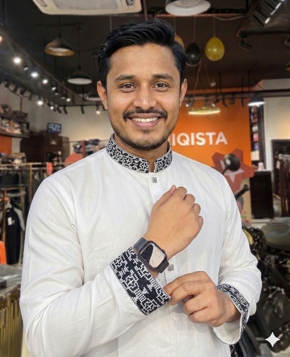 Men’s Luxury Embroidered Panjabi_img_1