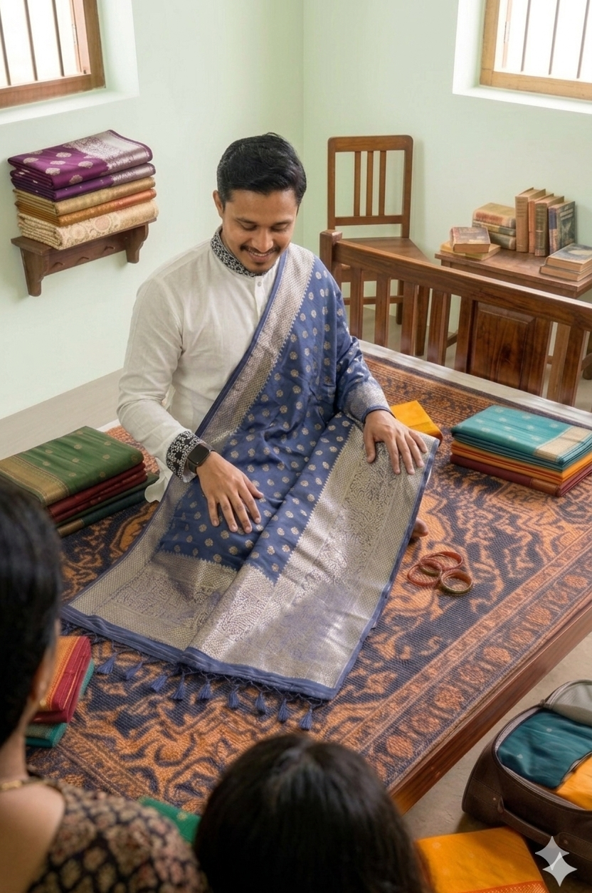 Bodhua Banarasi 22number designs saree blouse piece_img_6