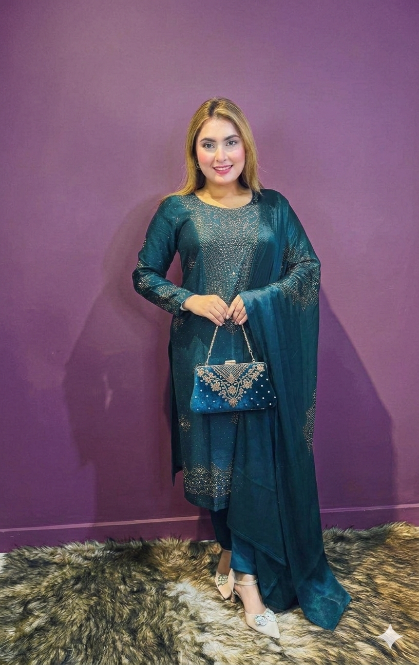 Copper Gold Stone Party Dress DL_img_5