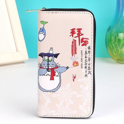 Foreign trade micro-business Taobao source cartoon novel multi-compartment capacity cartoon casual long zipper wallet_img_3