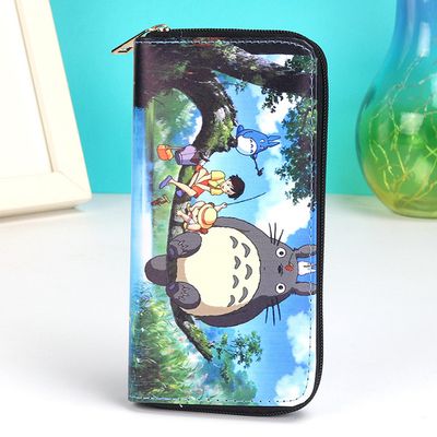 Foreign trade micro-business Taobao source cartoon novel multi-compartment capacity cartoon casual long zipper wallet_img_6