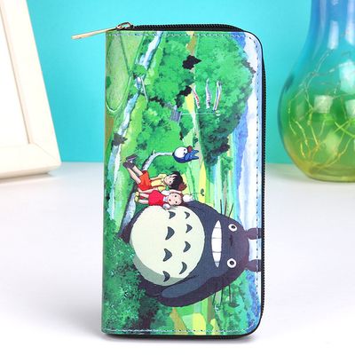 Foreign trade micro-business Taobao source cartoon novel multi-compartment capacity cartoon casual long zipper wallet_img_7