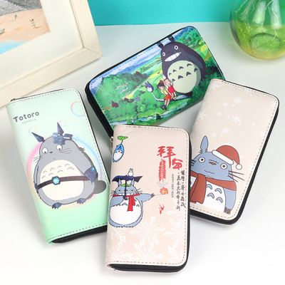 Foreign trade micro-business Taobao source cartoon novel multi-compartment capacity cartoon casual long zipper wallet
