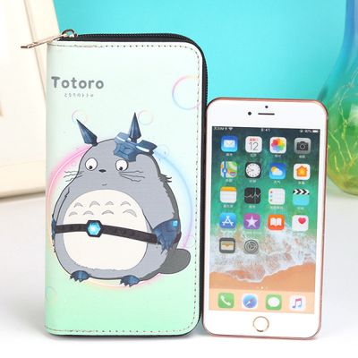 Foreign trade micro-business Taobao source cartoon novel multi-compartment capacity cartoon casual long zipper wallet_img_8