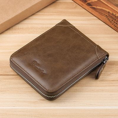 New Retro Monochrome Large Capacity Multifunctional Practical Document Protective Cover Card Bag Card Cover Wallet