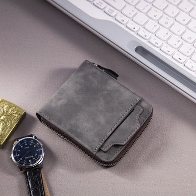 Matte Texture Simple Wallet Men's Wallet_img_1