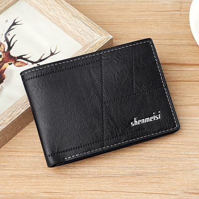 Business Card Holder Cross-border Short Wallet Wallet Retro Pattern Thin Multi-card Holder_img_4