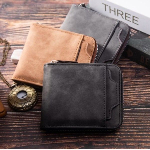 Matte Texture Simple Wallet Men's Wallet