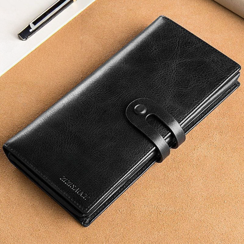 Men's and Women's Long Wallets 2025 New Style Imitation Large-Capacity Multi-Functional Card Holder_img_1