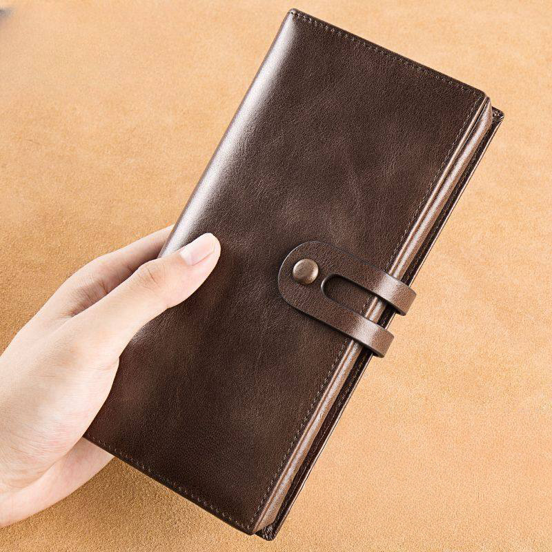 Men's and Women's Long Wallets 2025 New Style Imitation Large-Capacity Multi-Functional Card Holder_img_5