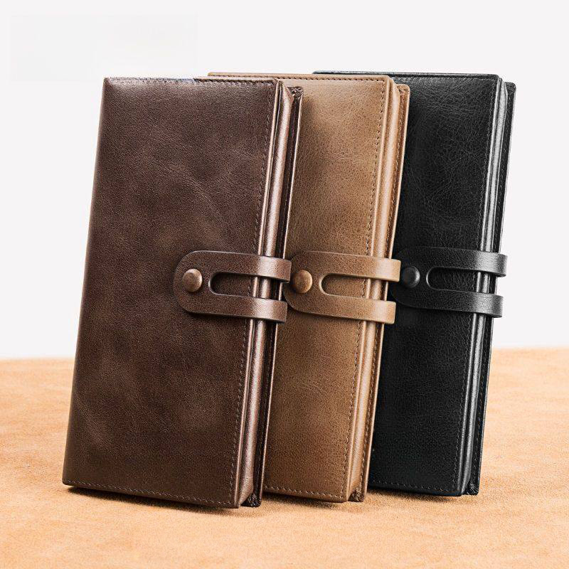 Men's and Women's Long Wallets 2025 New Style Imitation Large-Capacity Multi-Functional Card Holder
