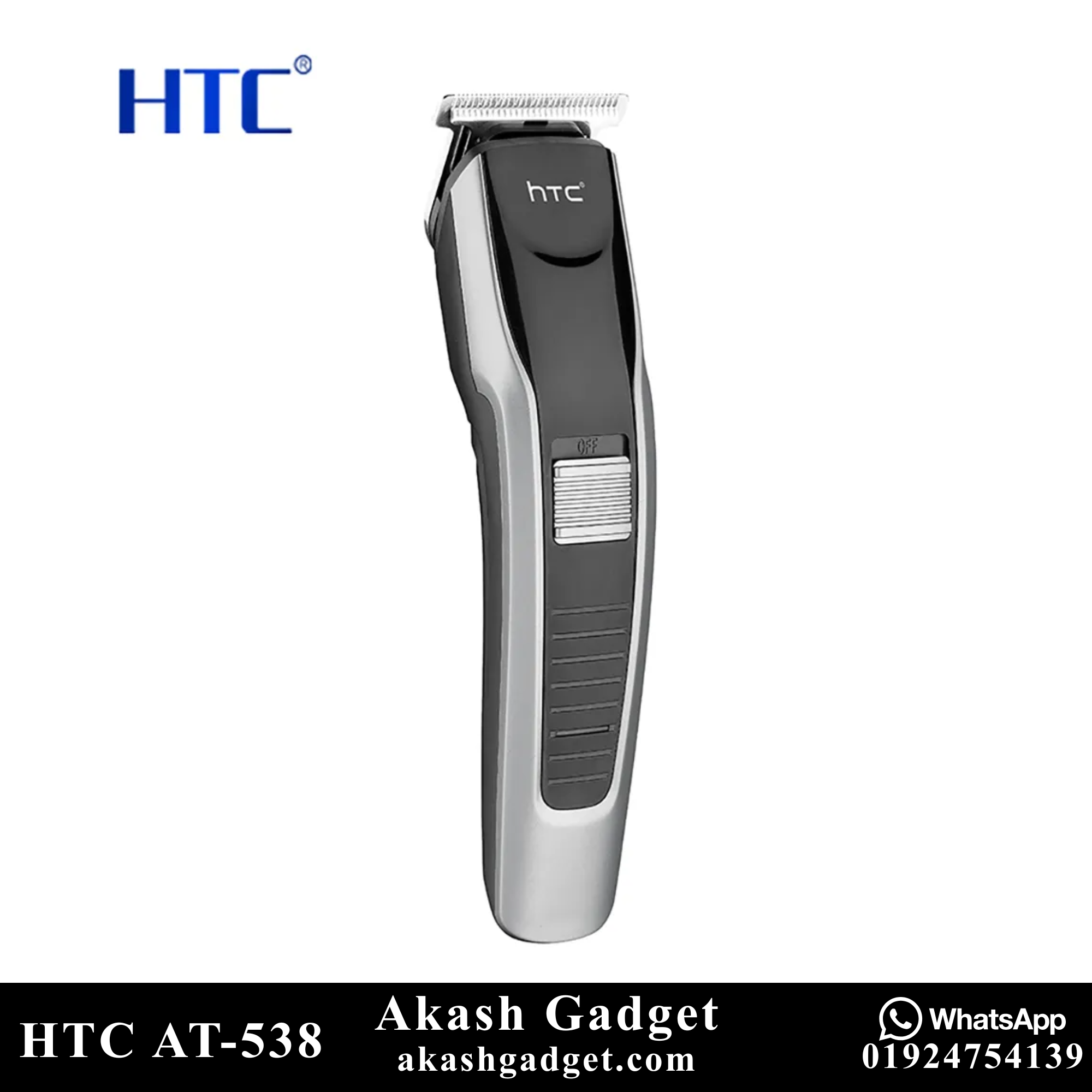 HTC AT-538 Rechargeable Hair and Beard Trimmer For Men_img_2