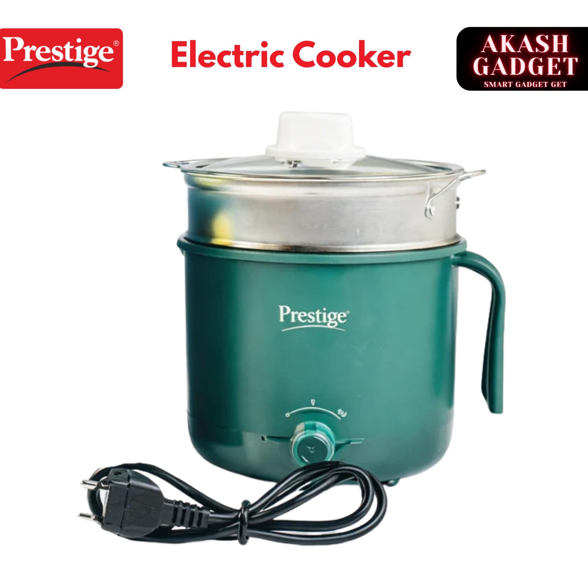 Prestige 2L (Litter) Stainless Steel Electric Cooker_img_1