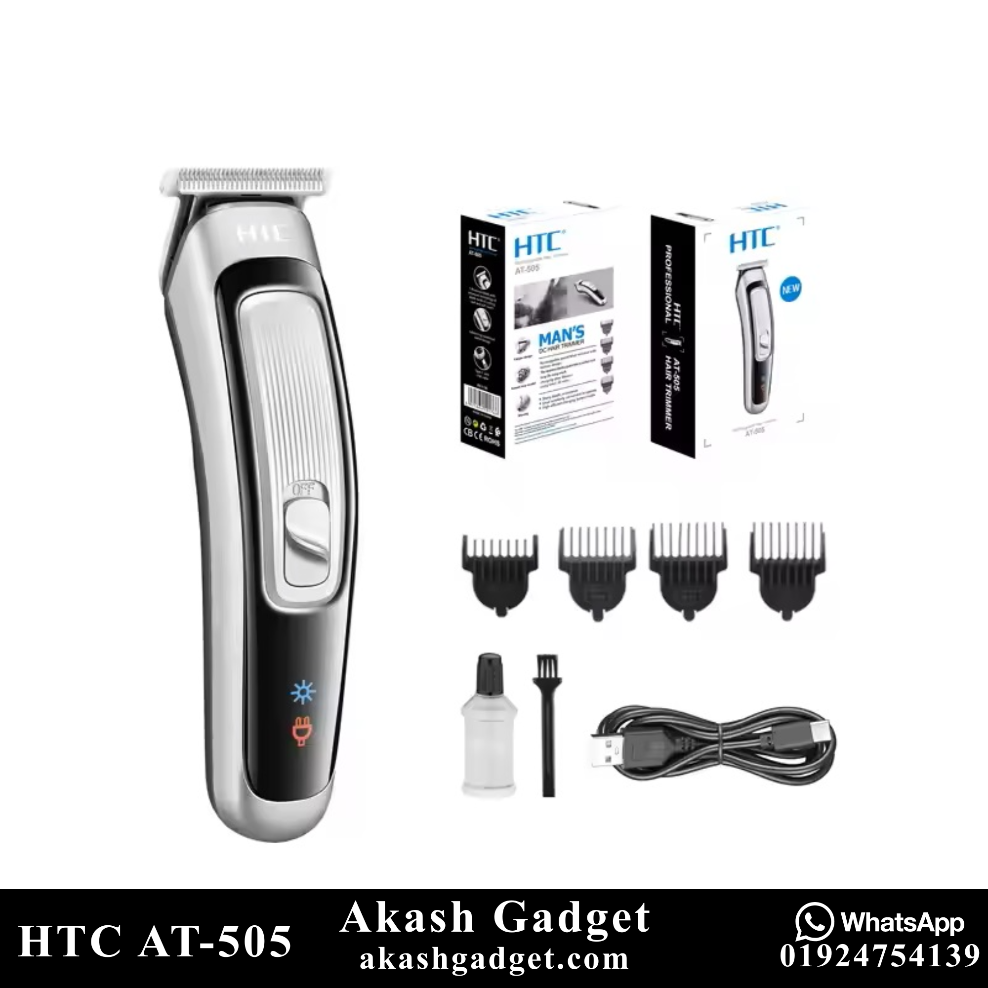 HTC AT-505 Hair Clipper and Beard Trimmer for Men_img_5