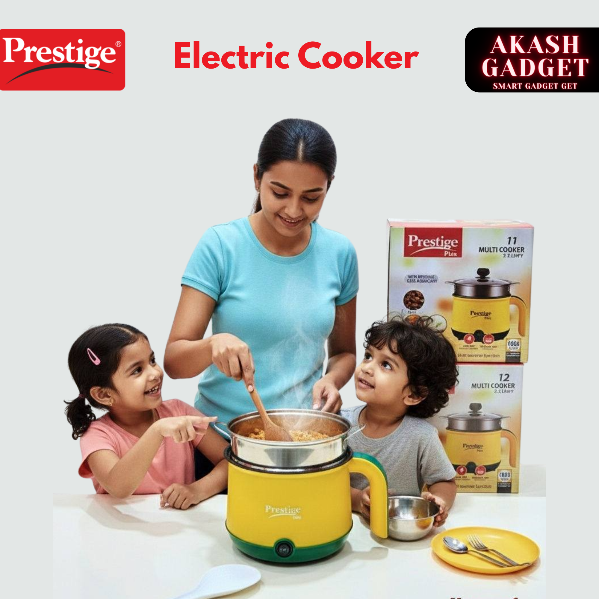 Prestige Plus MC/D 1971H Multi Cooker 2.2 Litre 1000W Electric Cooker with Steamer and Egg Attachment_img_4