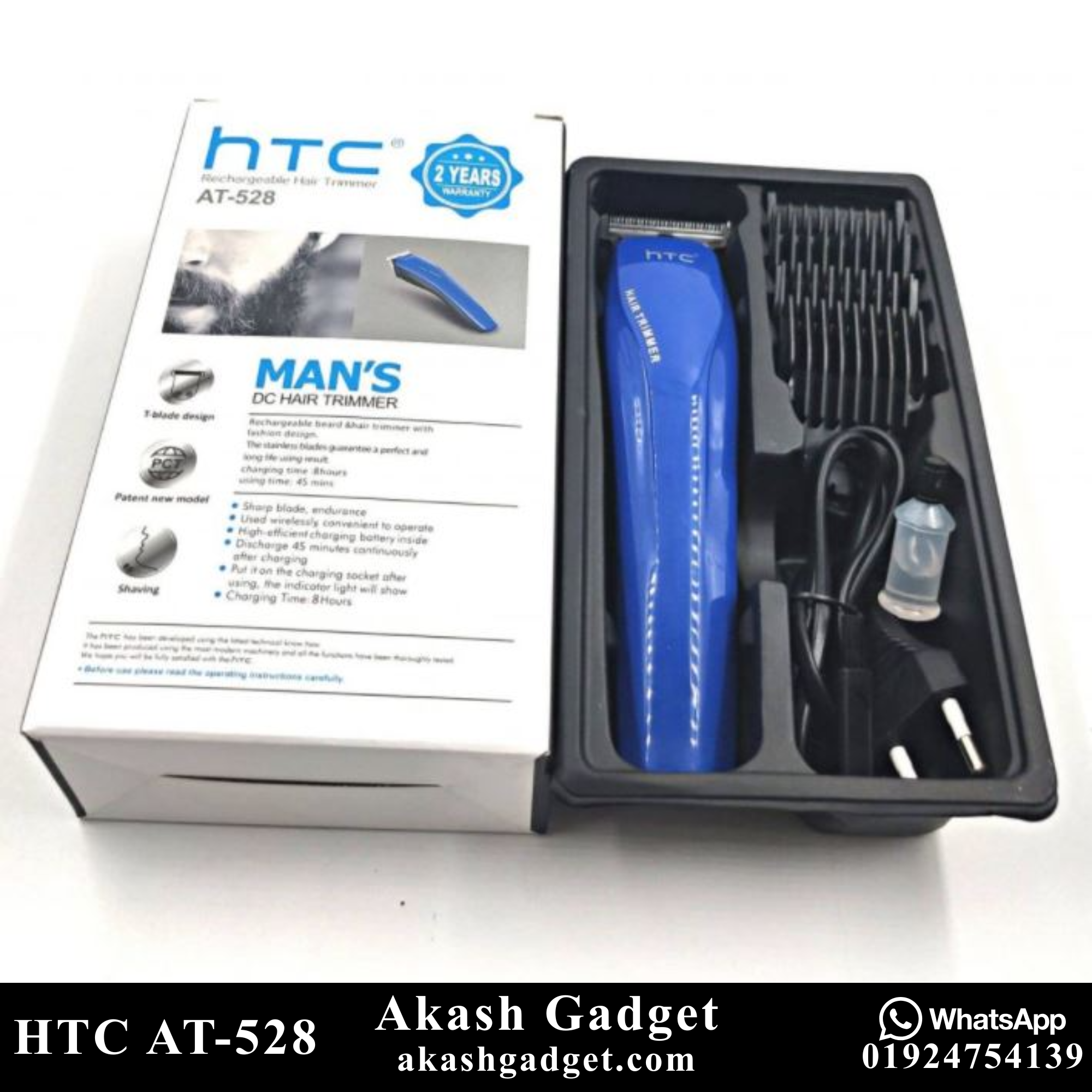 HTC AT-528 Professional Hair Clipper and Beard Trimmer For Men_img_11