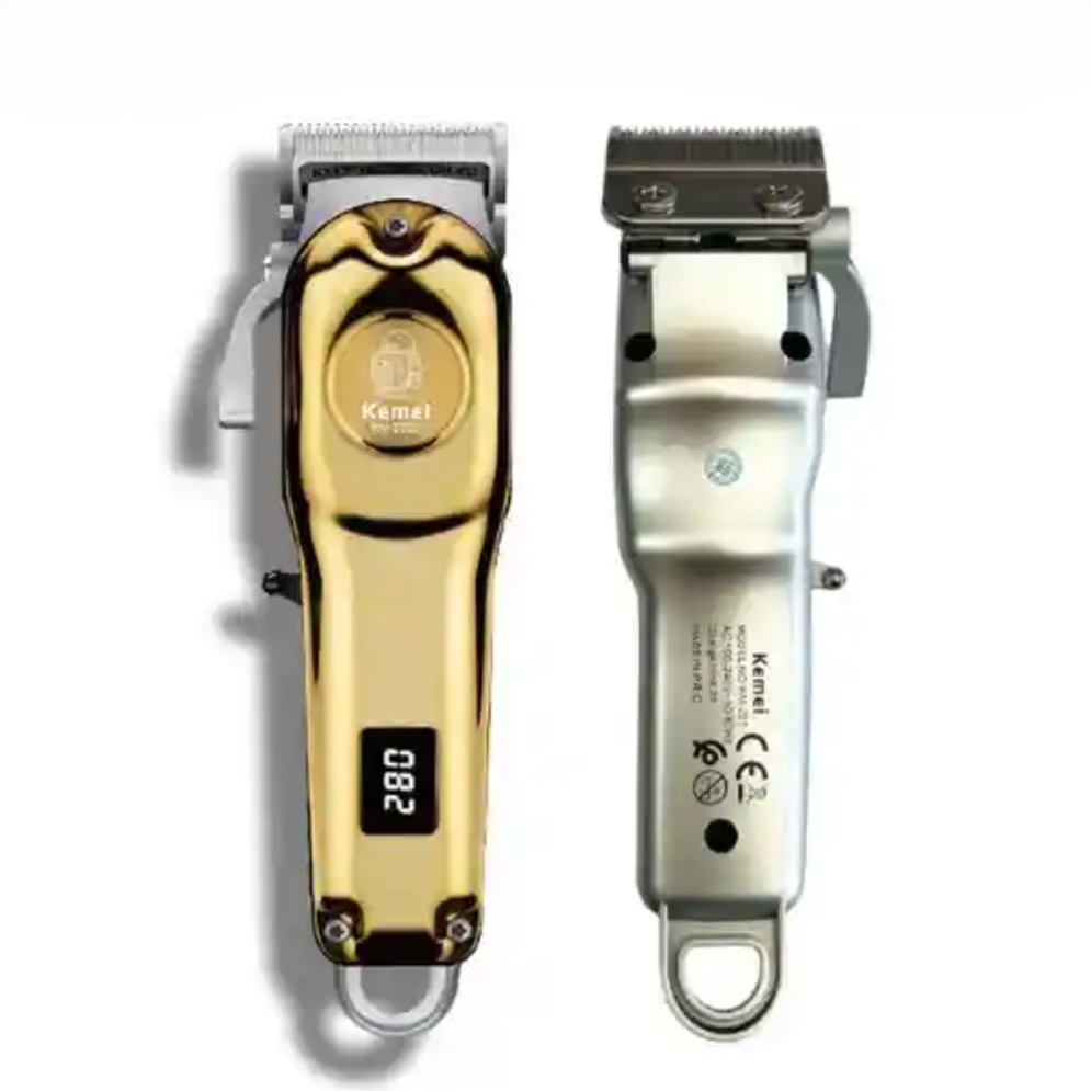 Kemei KM-2628 Professional Hair Clipper and Beard Trimmer for Men | LCD Display, Salon Cordless, Rechargeable_img_1