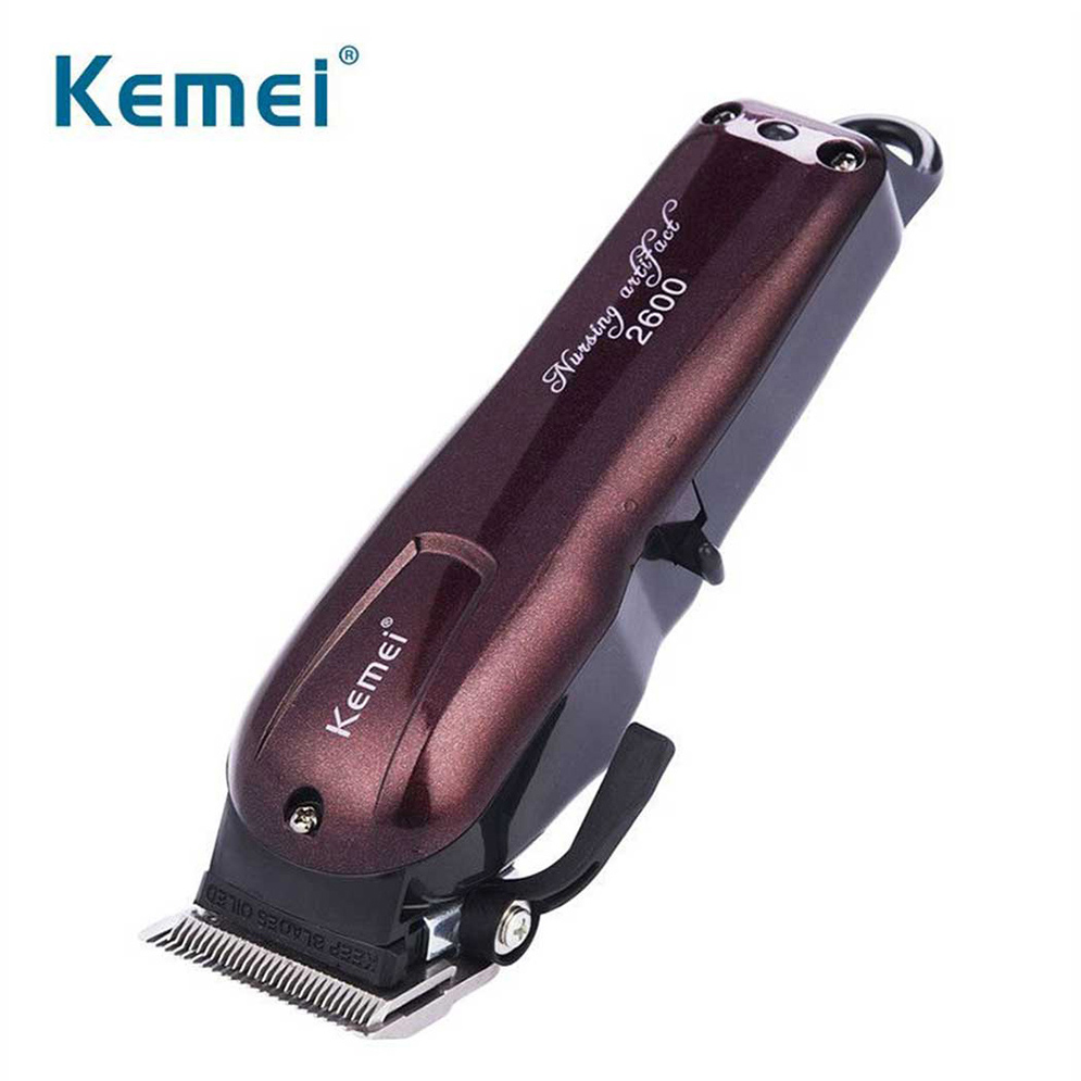 Kemei KM-2600 Professional AC/DC Cord/Cordless Adjustable Hair Clipper & Beard Trimmer for Men_img_5