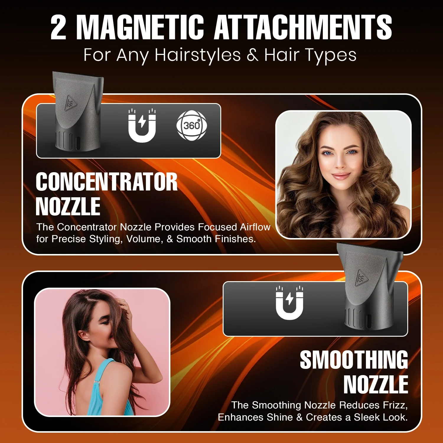 VGR V-455 Professional Hair Dryer for Women 2000-2400W_img_5