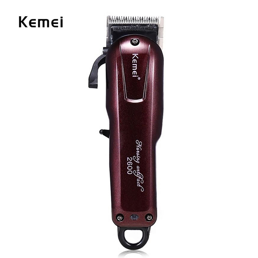 Kemei KM-2600 Professional AC/DC Cord/Cordless Adjustable Hair Clipper & Beard Trimmer for Men_img_2