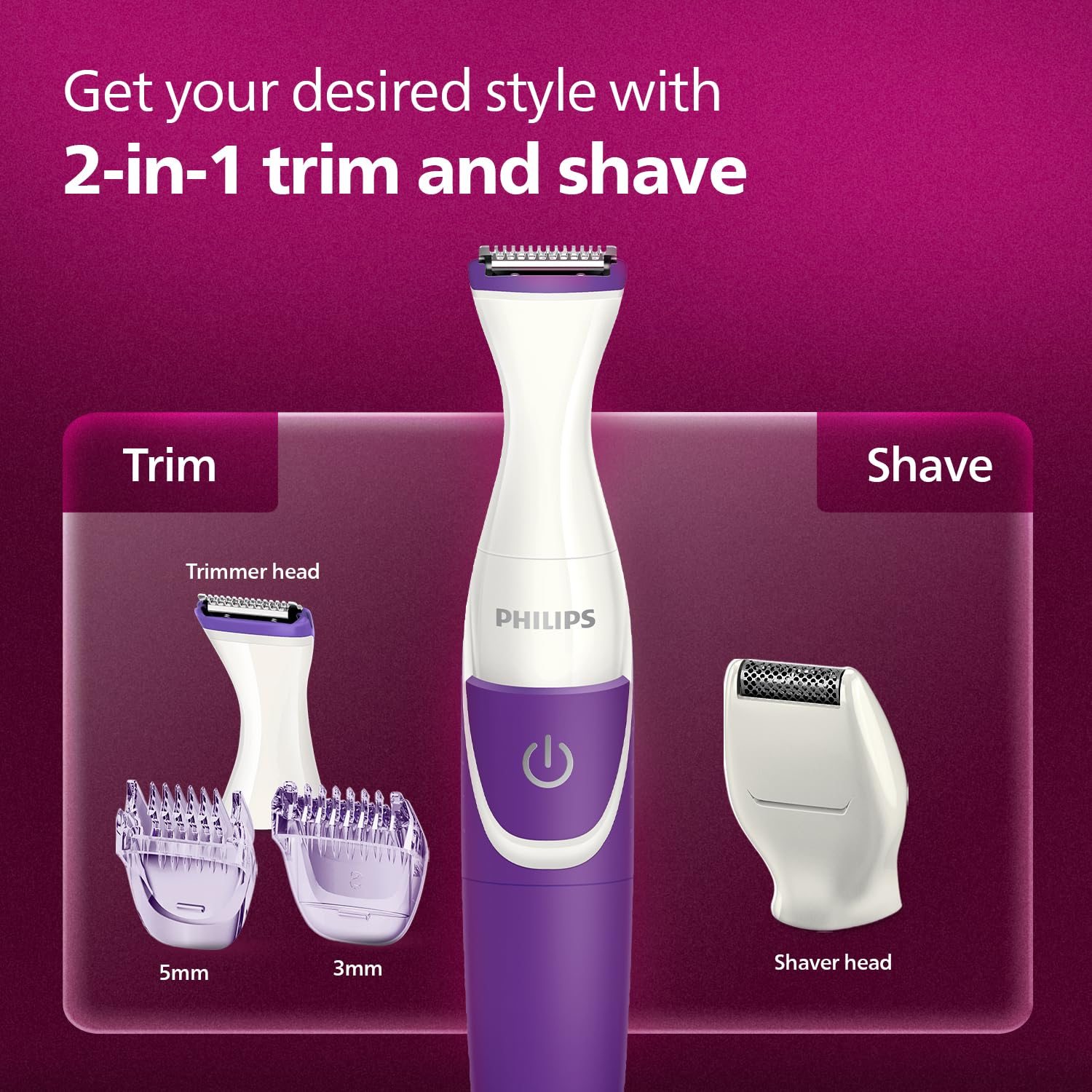 PHILIPS BRT383/15 Bikini Trimmer & Shaver For Women_img_8
