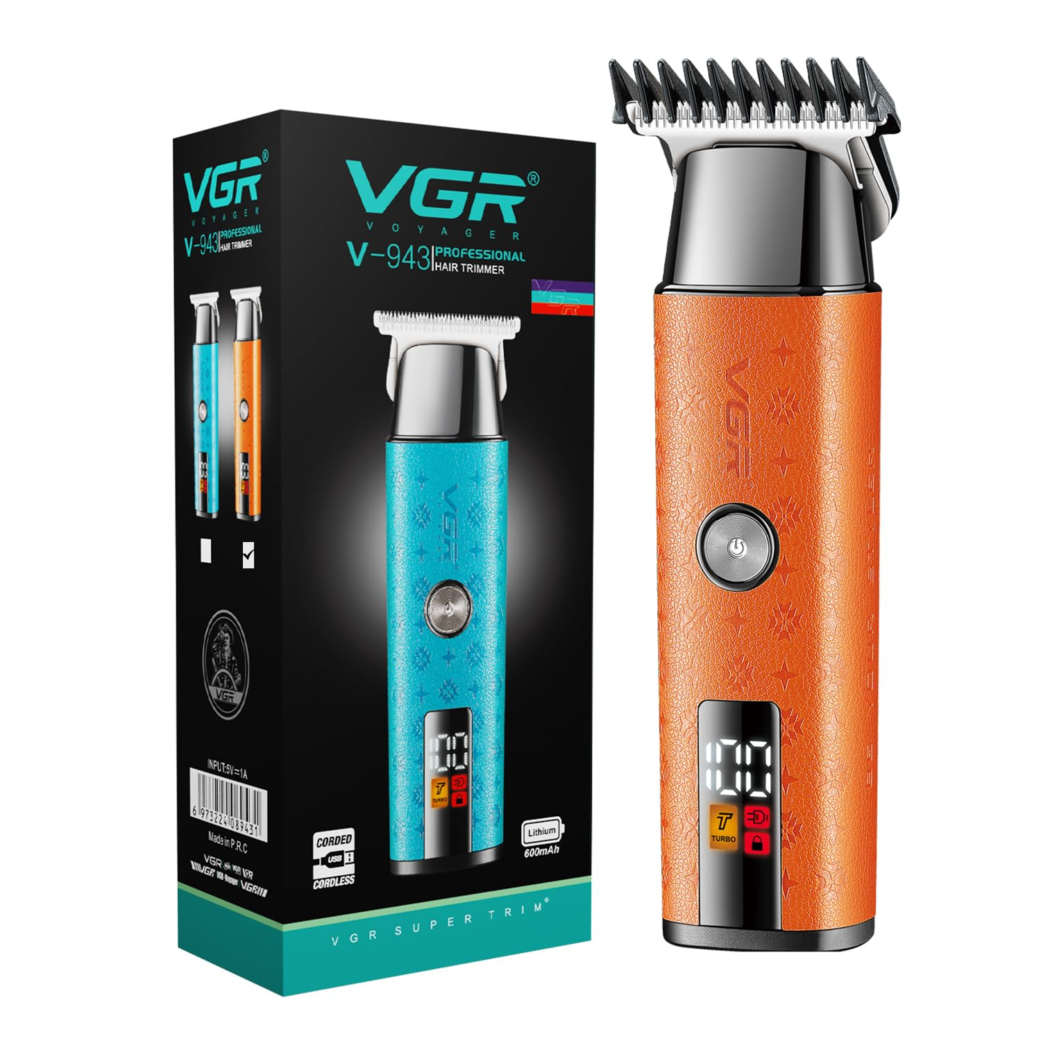 VGR V-943 Professional Cordless Hair Trimmer