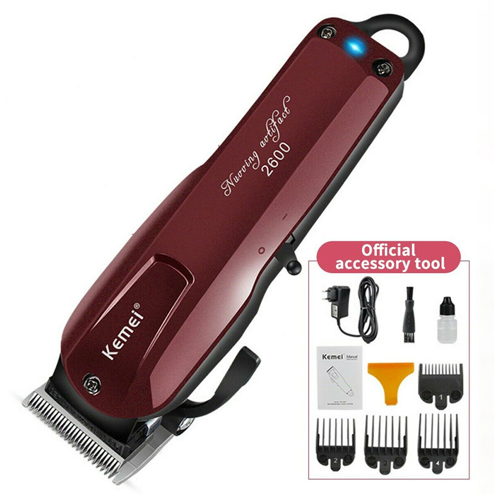 Kemei KM-2600 Professional AC/DC Cord/Cordless Adjustable Hair Clipper & Beard Trimmer for Men