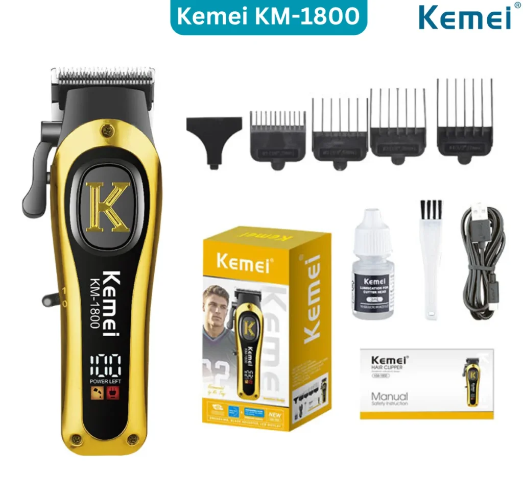 Kemei KM-1800 Professional Hair Clipper for Men