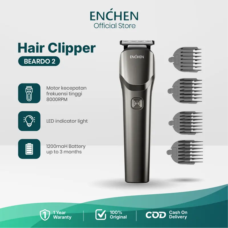 ENCHEN Beardo 2 Multi-Functional Trimmer for Men | Type-C, 1200mAh, Fast Charging_img_18