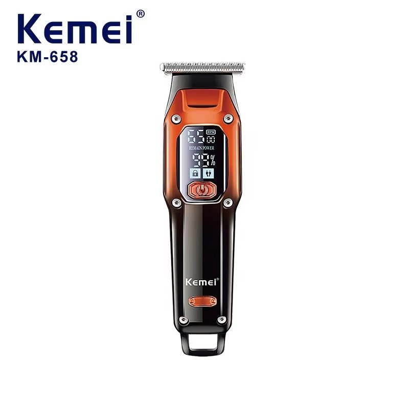 Kemei KM-658 Professional Cordless Electric Beard and Hair Trimmer for Men_img_1