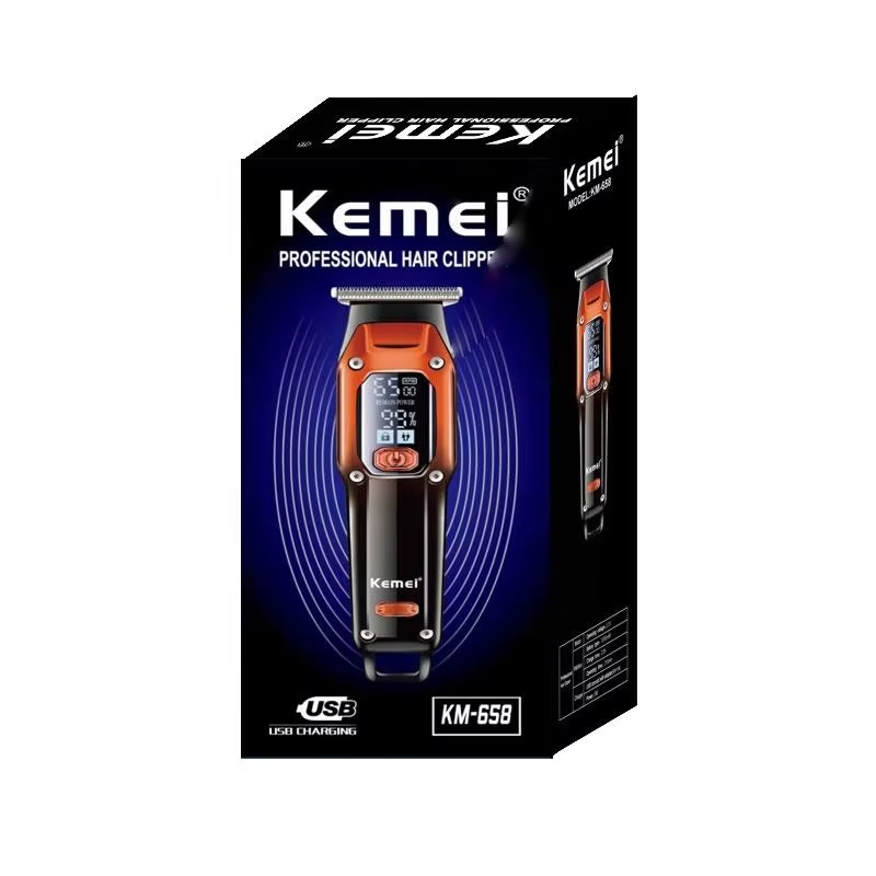 Kemei KM-658 Professional Cordless Electric Beard and Hair Trimmer for Men_img_10