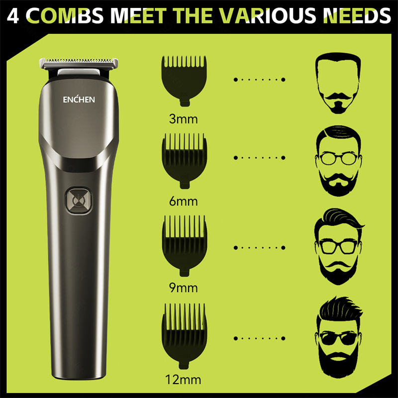 ENCHEN Beardo 2 Multi-Functional Trimmer for Men | Type-C, 1200mAh, Fast Charging_img_11